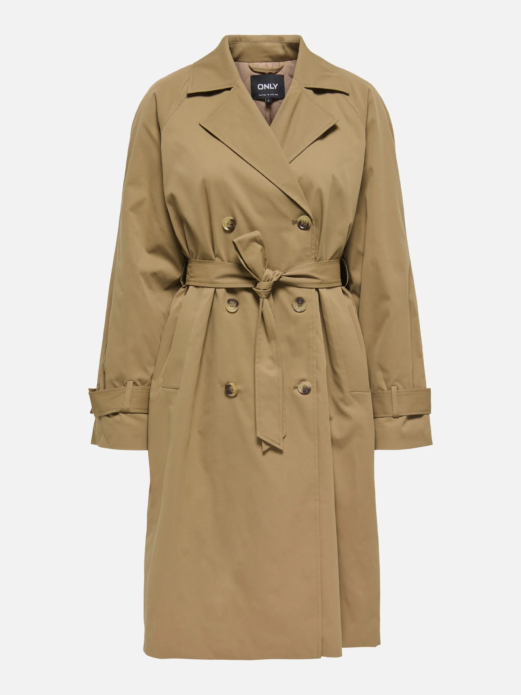 Orchid Long Trench Coat sold by Plenty