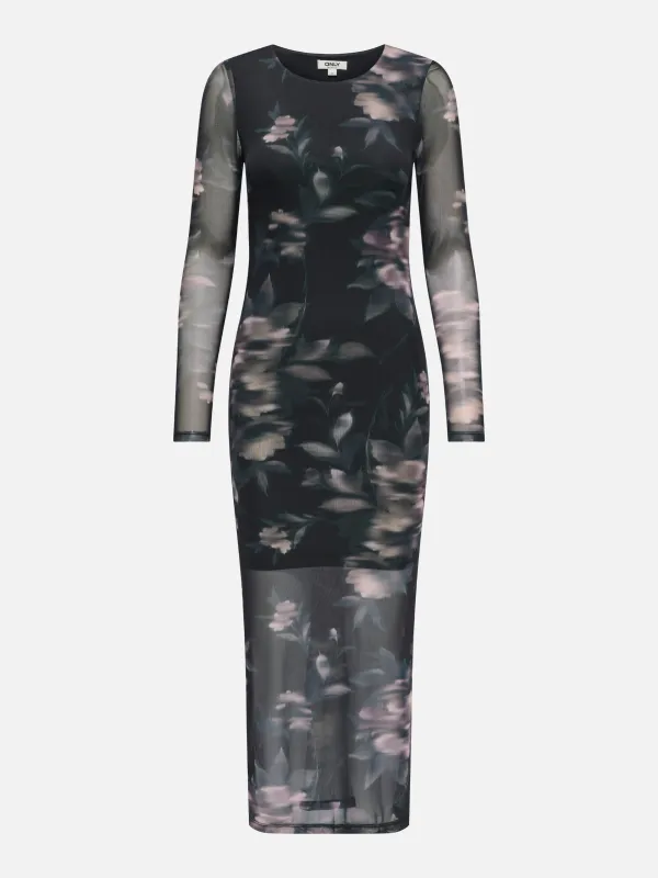 Kaya Midi Mesh Dress sold by Plenty