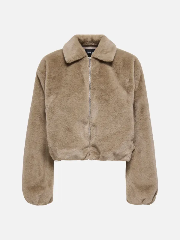 Dana Faux Fur Jacket sold by Plenty