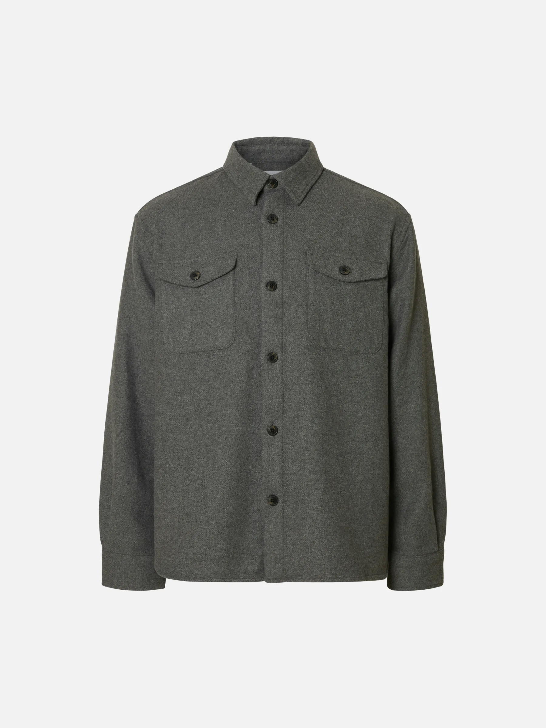 Pablo Wool Blend Overshirt sold by Plenty