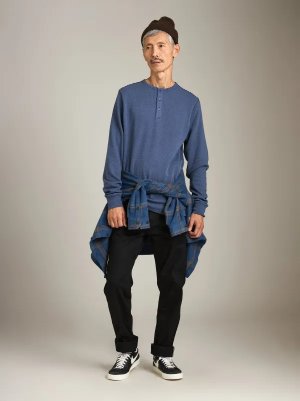 Thermal Jersey Classic Henley sold by Plenty