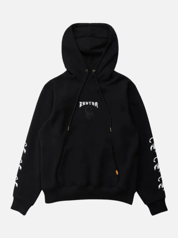 Scorpion Heavyweight Fleece Hoodie made by Rhythm.