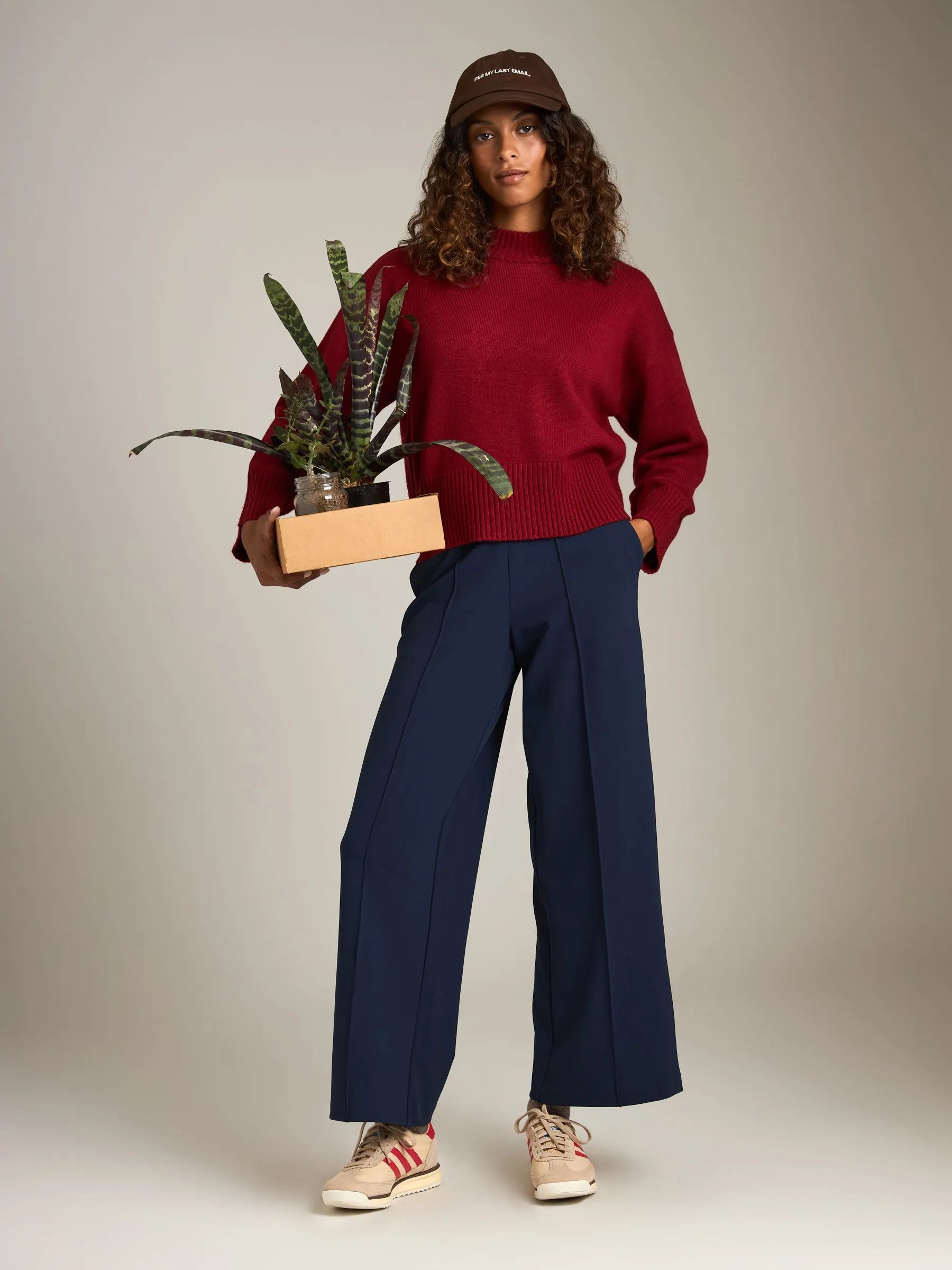 Eisha Cashmere Blend Easy Pullover Sweater sold by Plenty