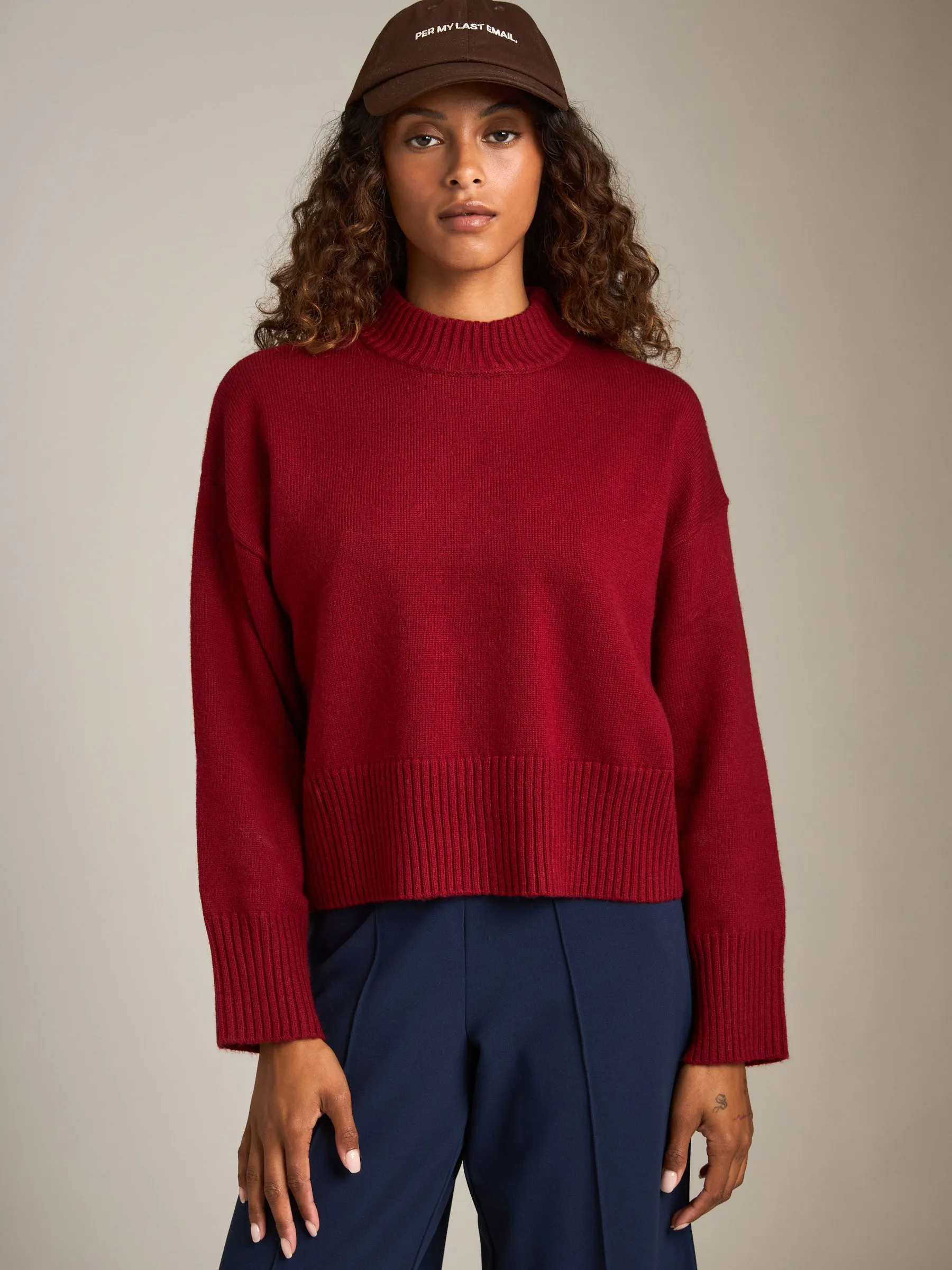 Eisha Cashmere Blend Easy Pullover Sweater sold by Plenty product image thumbnail 2