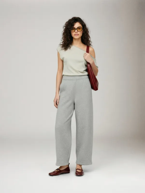 Nell Everyday Fleece Barrel Jogger sold by Plenty