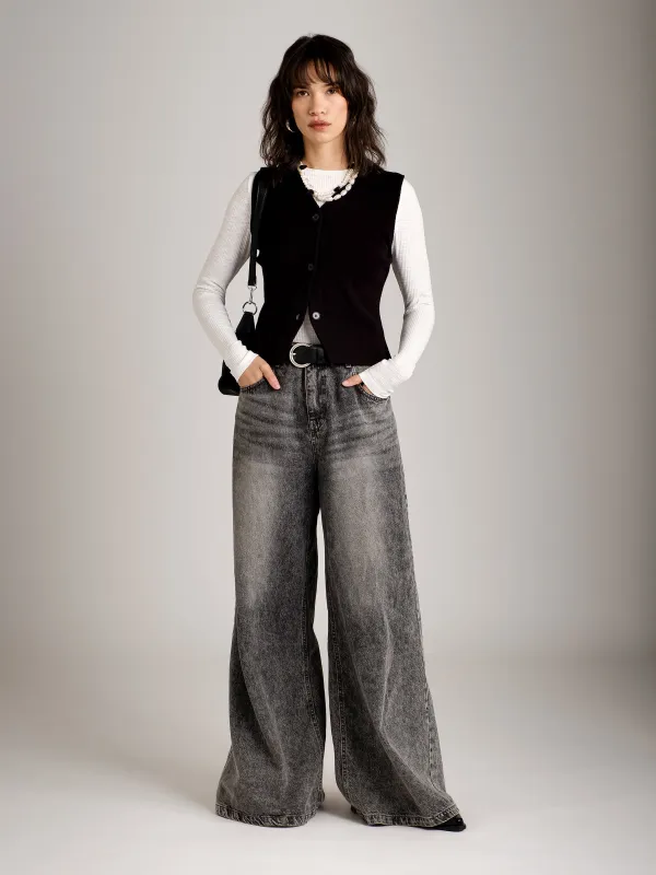 Rosalyn Knitted Vest sold by Plenty