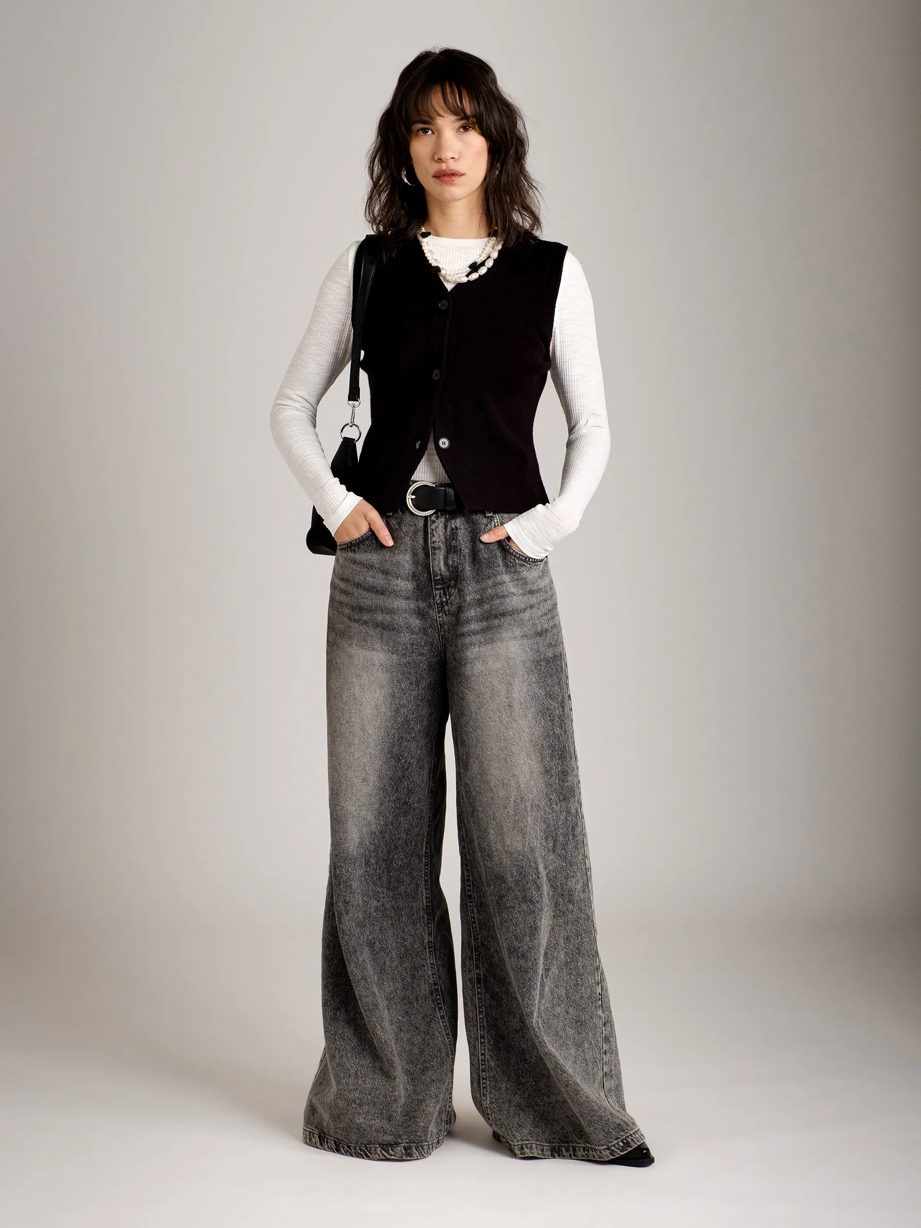 Rosalyn Knitted Vest sold by Plenty