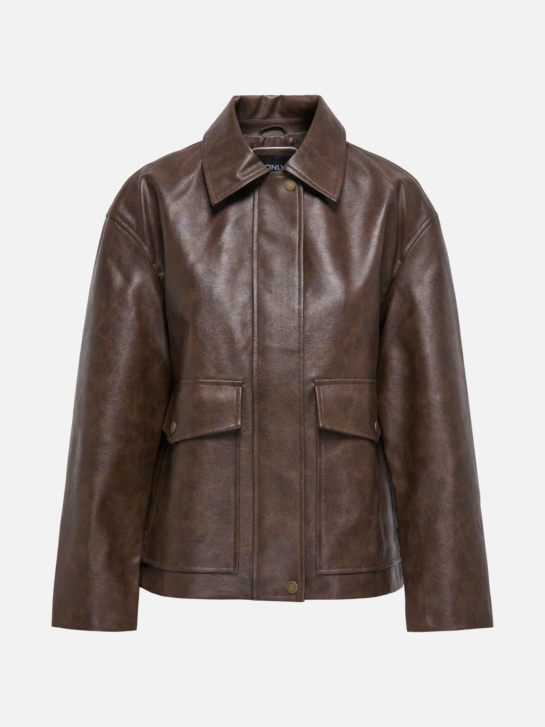 Jasmin Faux Leather Jacket sold by Plenty