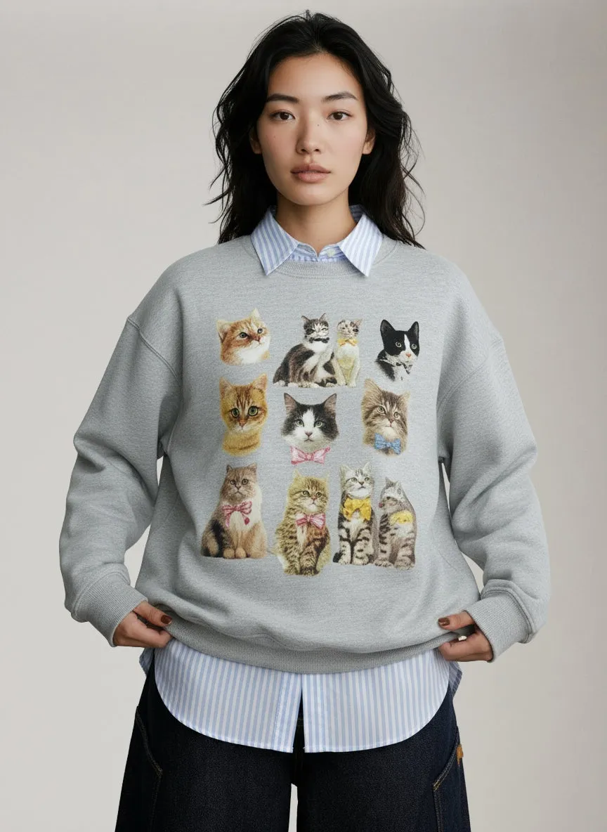 Cats Sweatshirt sold by Plenty product image thumbnail 2