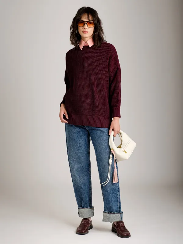Lora Oversized Pullover Tunic Sweater sold by Plenty