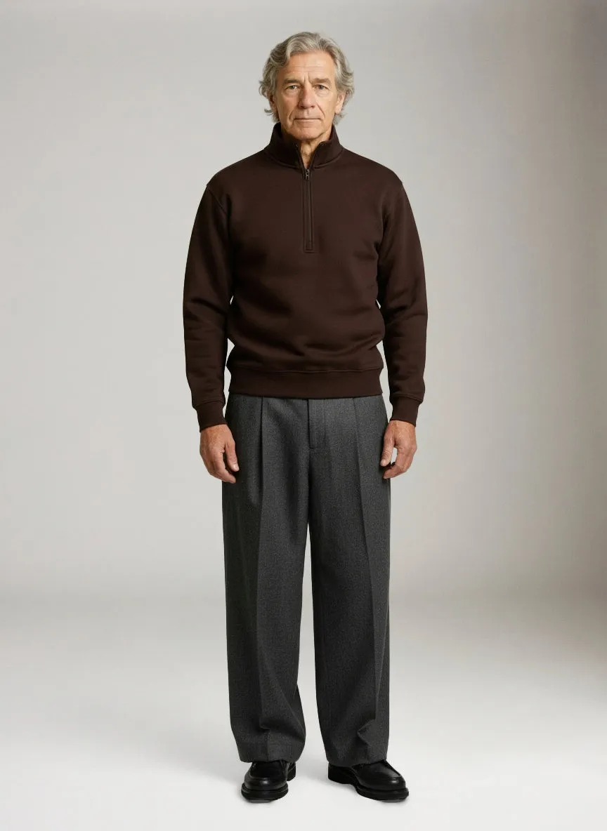 Midweight Fleece Half-Zip Pullover sold by Plenty product image thumbnail 3