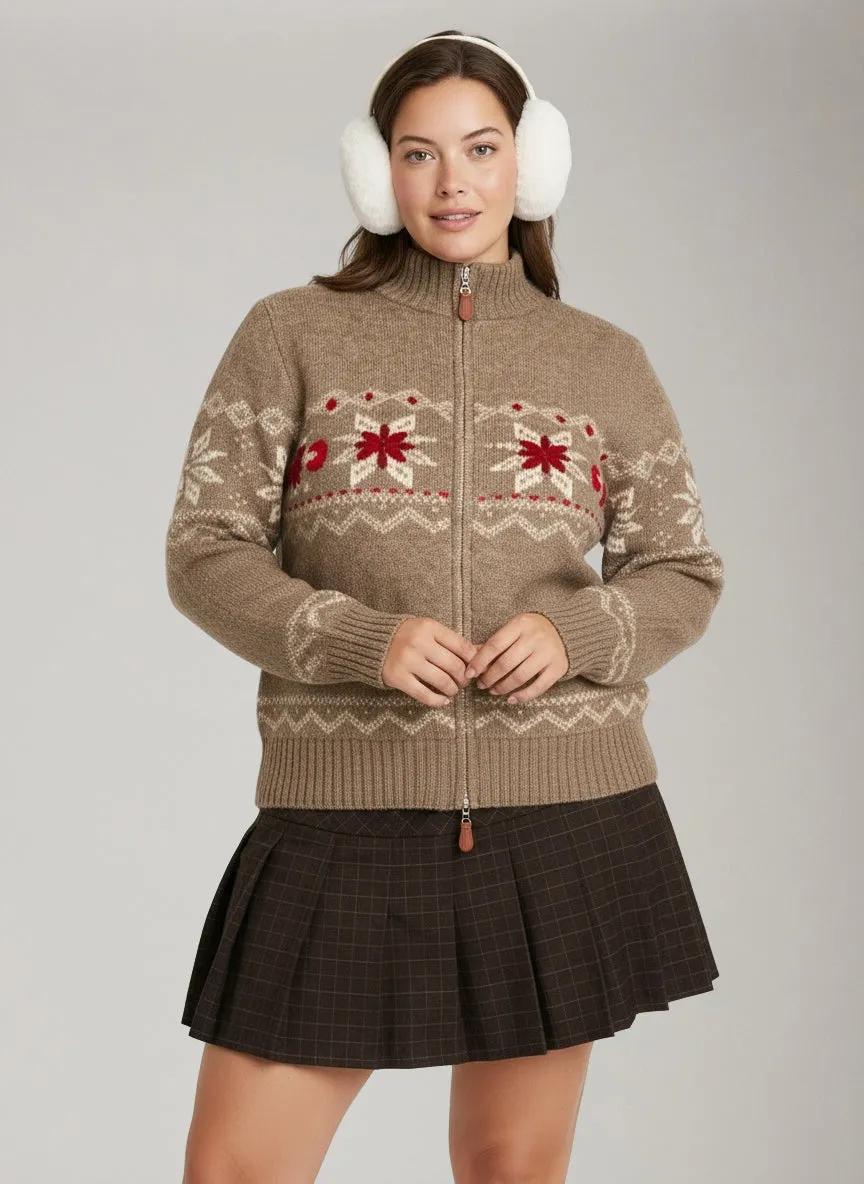 Nayeli Fair Isle Crew Cardigan sold by Plenty product image thumbnail 2