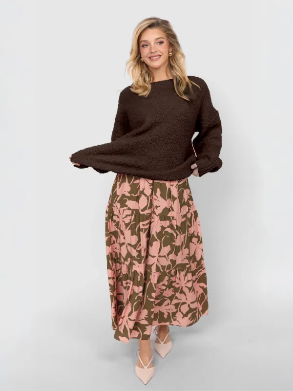 Karlie Crewneck Pullover Sweater sold by Plenty