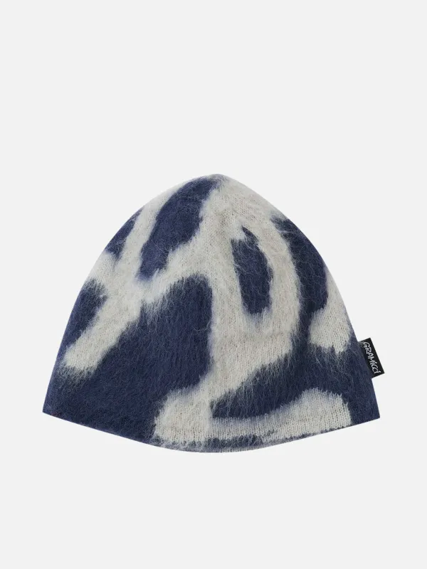 Mohair Burly Runningman Beanie sold by Plenty