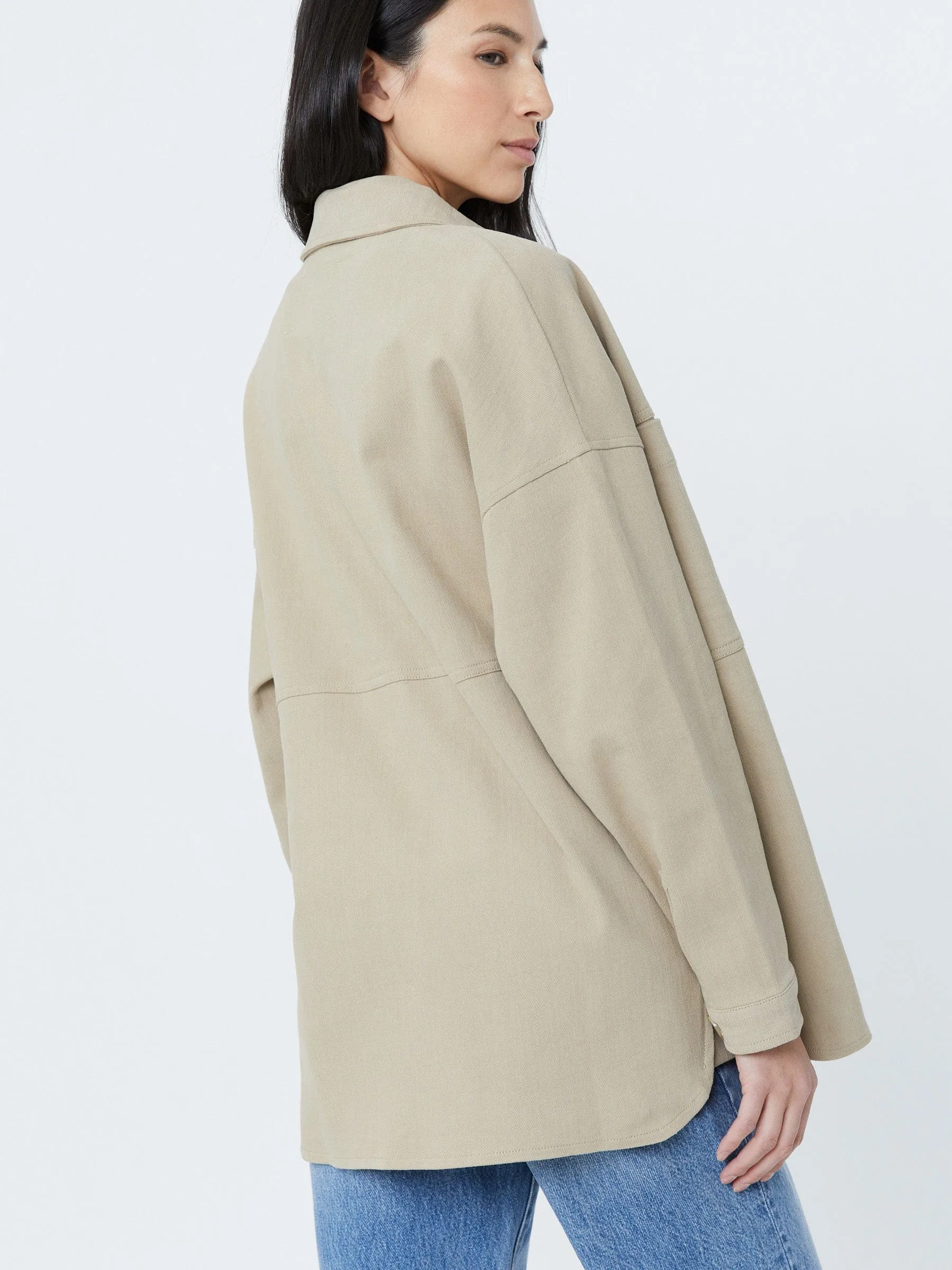 Cotton Twill Emmit Shacket sold by Plenty product image thumbnail 3