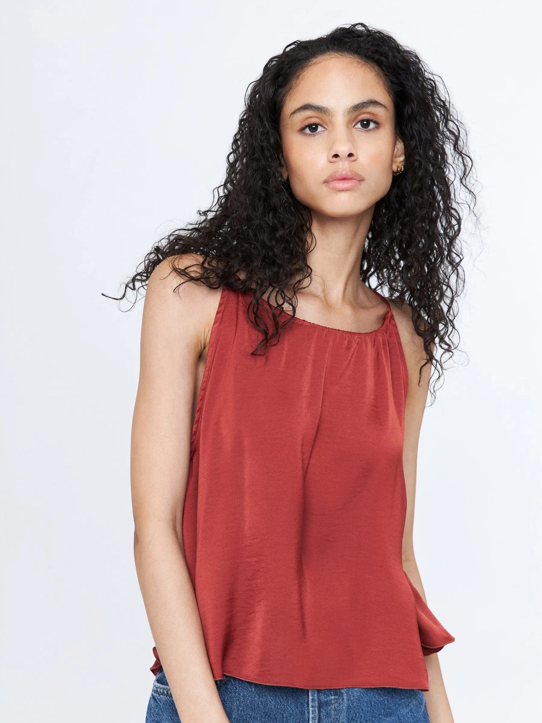 Ellaine Flowy Halter Top sold by Plenty