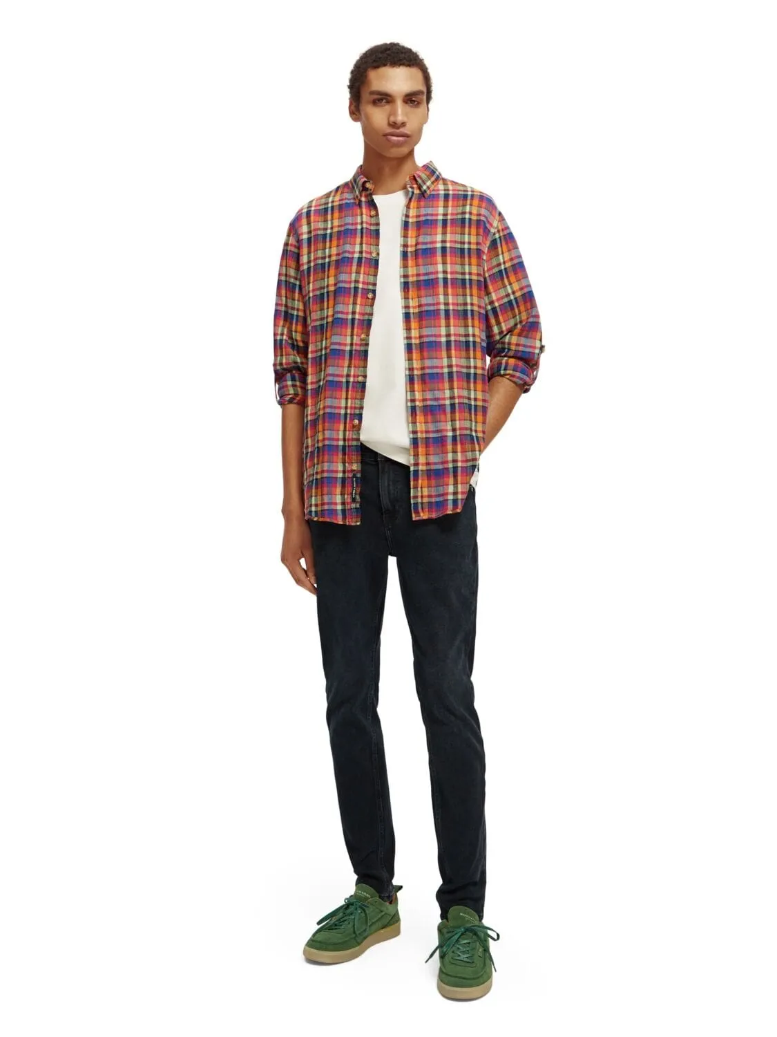 Lightweight Voile Seersucker Shirt sold by Plenty