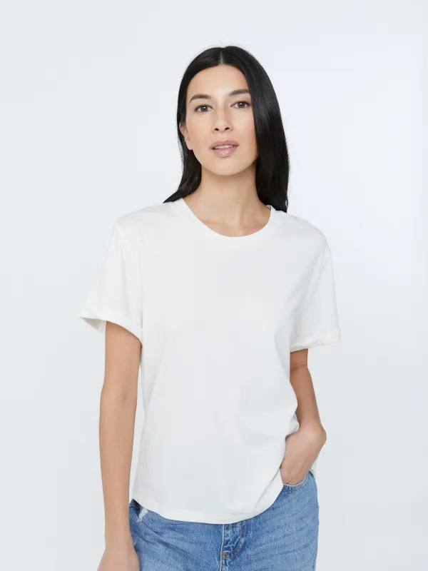 Modal Maple Relaxed Crew Tee sold by Plenty