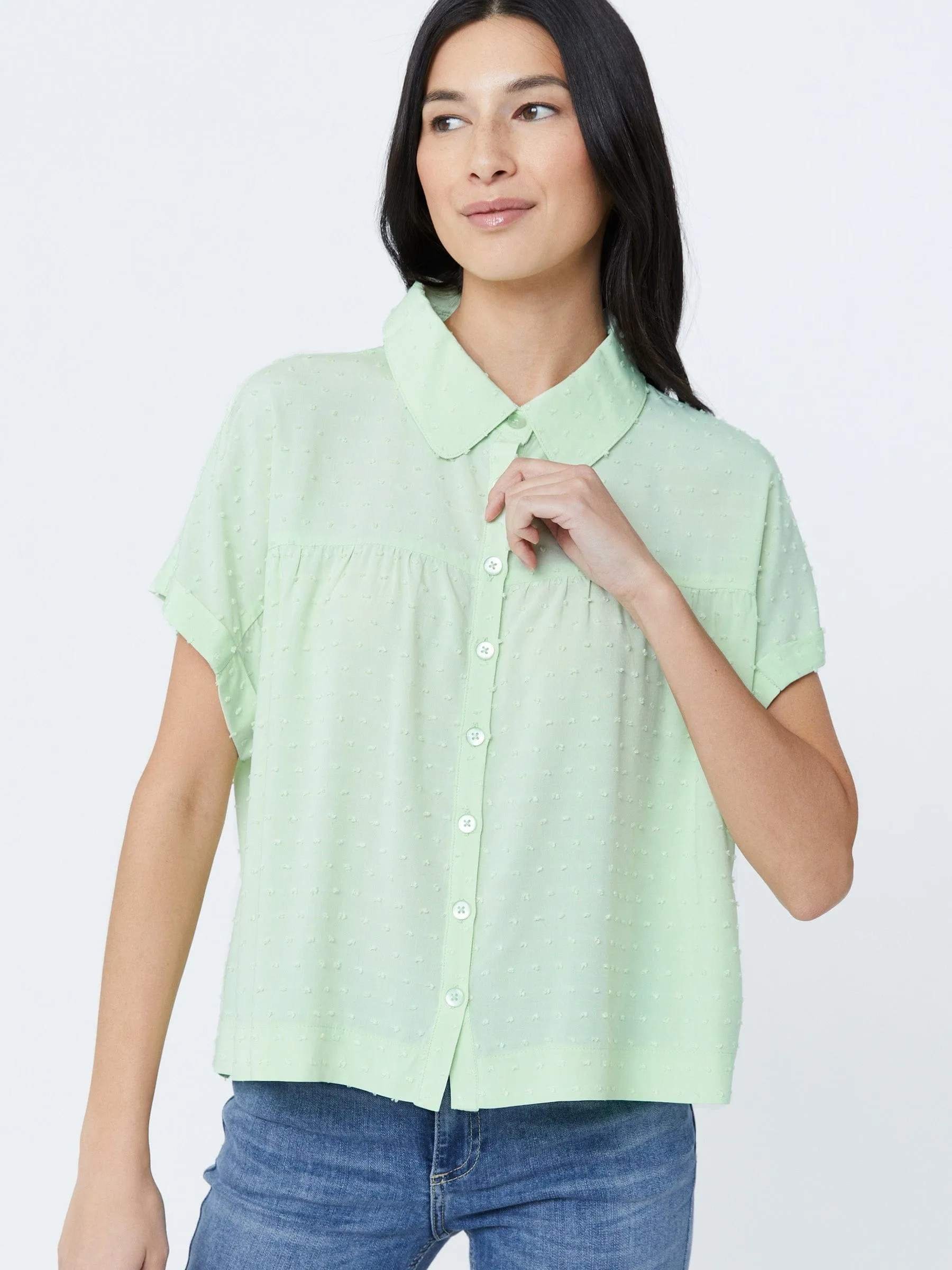 Swiss Dot Tandi Blouse sold by Plenty product image thumbnail 4
