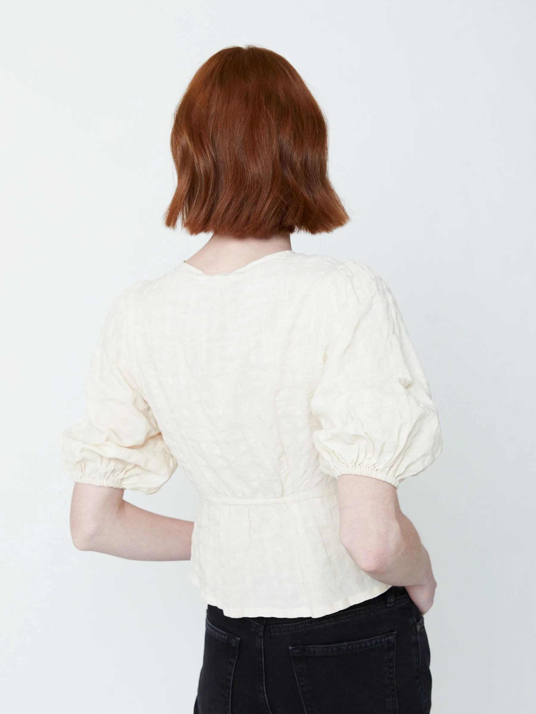 Alita Soft Peplum Blouse sold by Plenty product image thumbnail 3