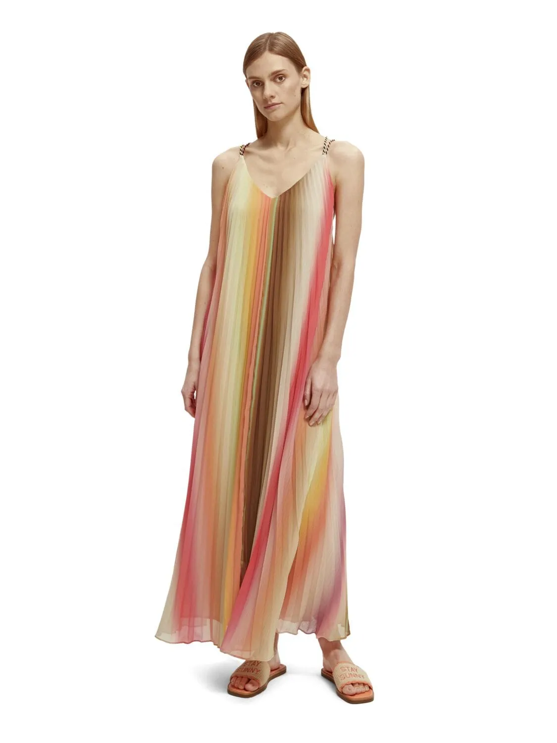 Pleated Tank Top Maxi Dress sold by Plenty