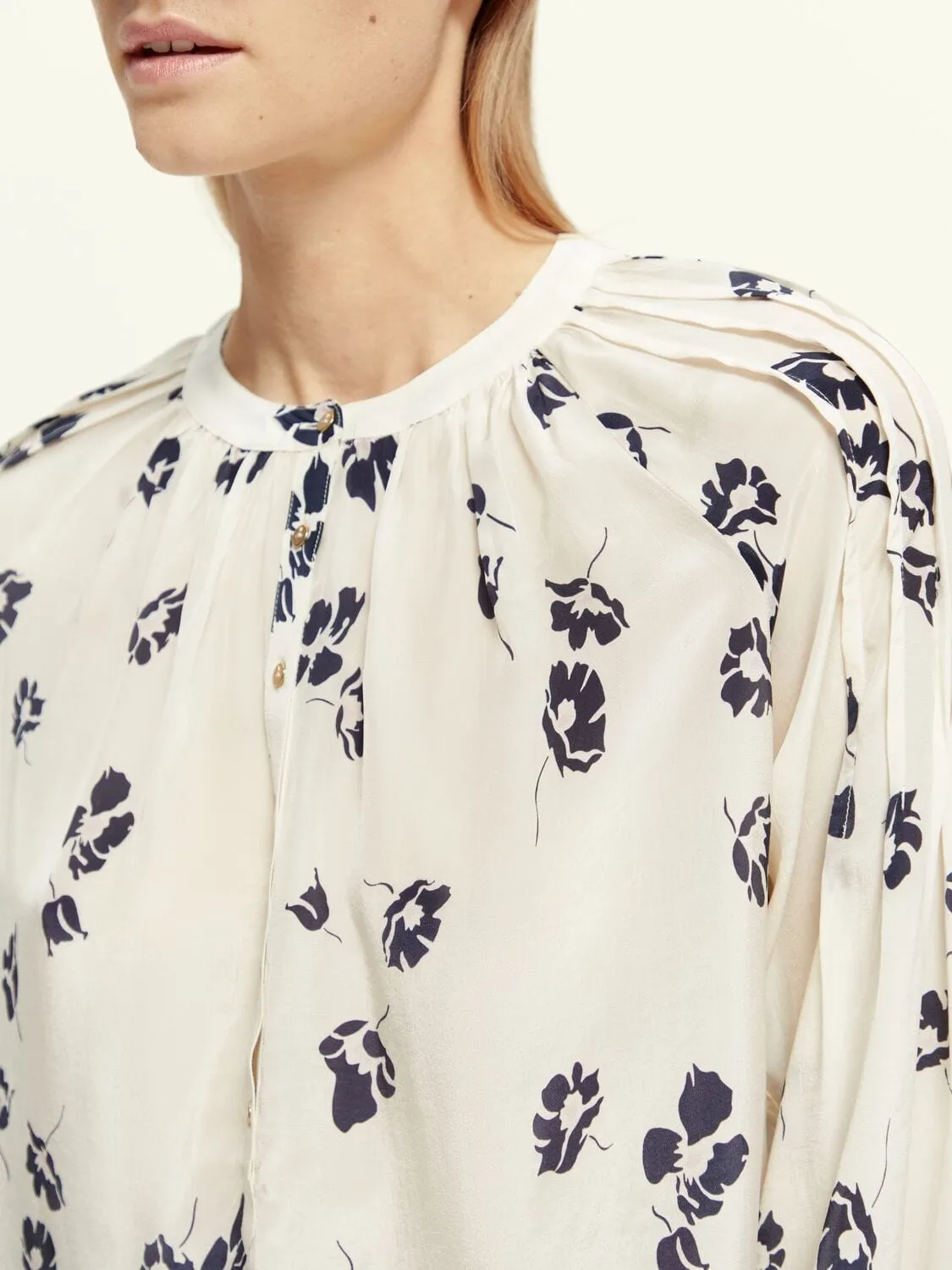 Lightweight Pintuck Blouse sold by Plenty product image thumbnail 3