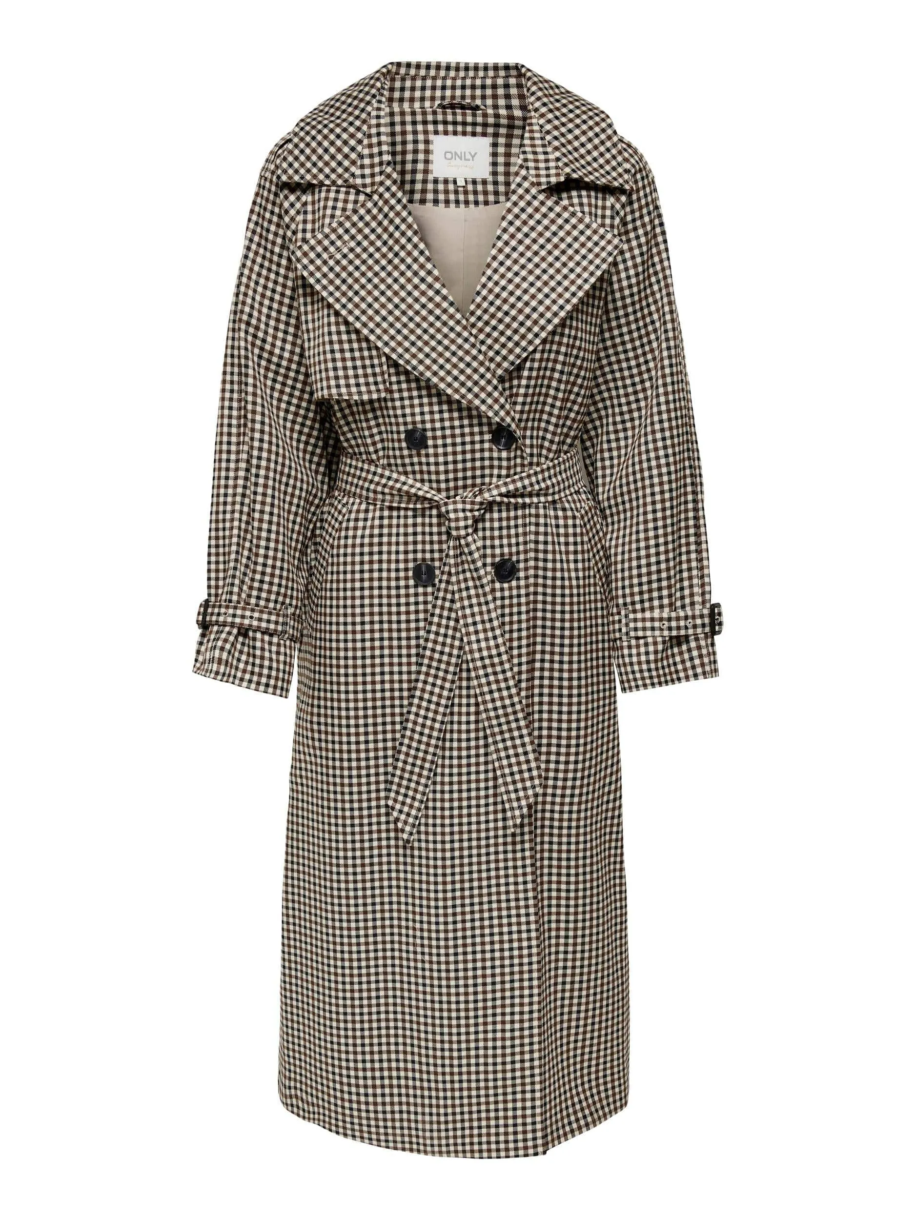 Chloe Check Trench Coat sold by Plenty