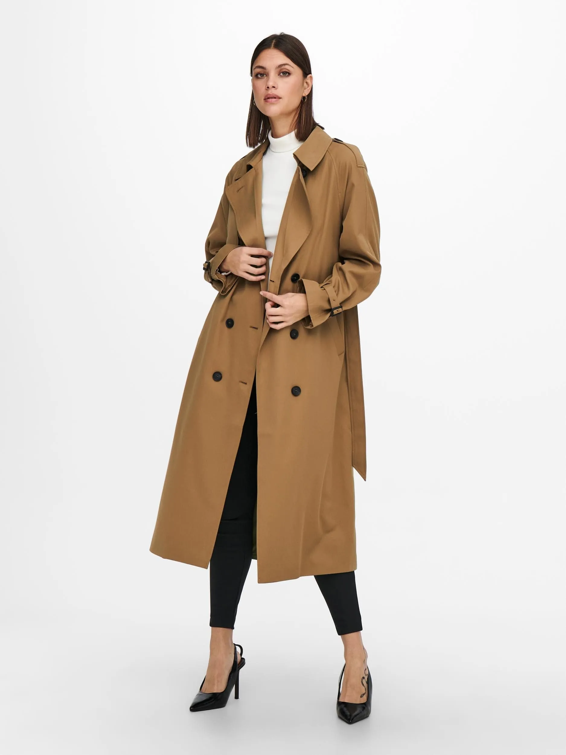 Chloe Double Breasted Trench sold by Plenty