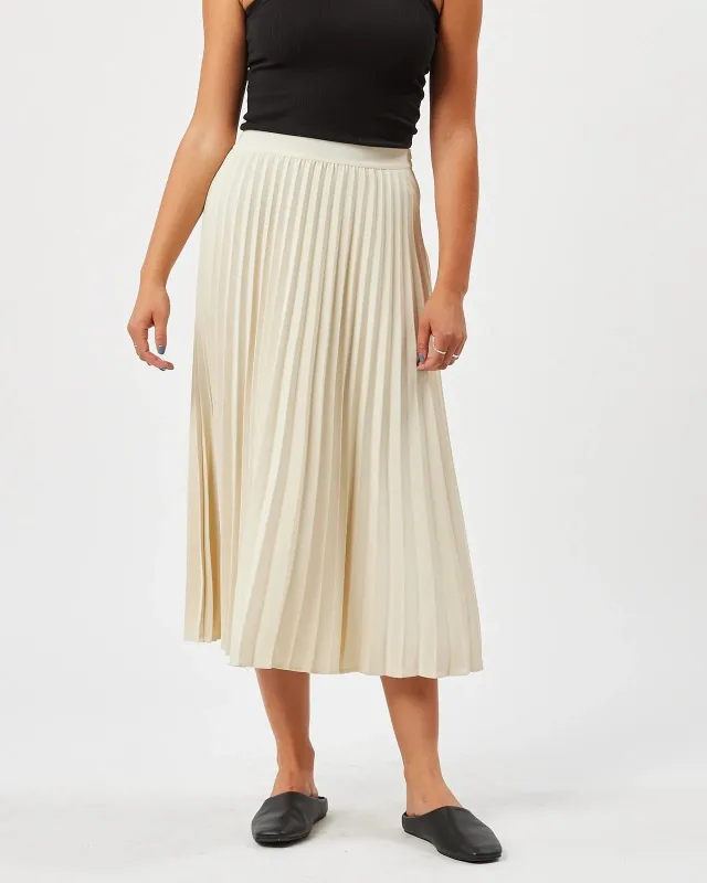 Filina Pleated Midi Skirt sold by Plenty