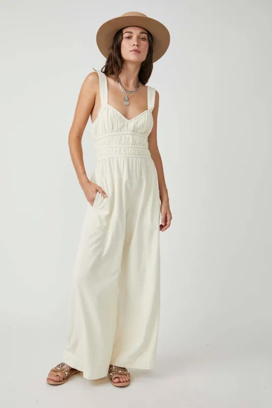 After All Ruched One-Piece made by Free People