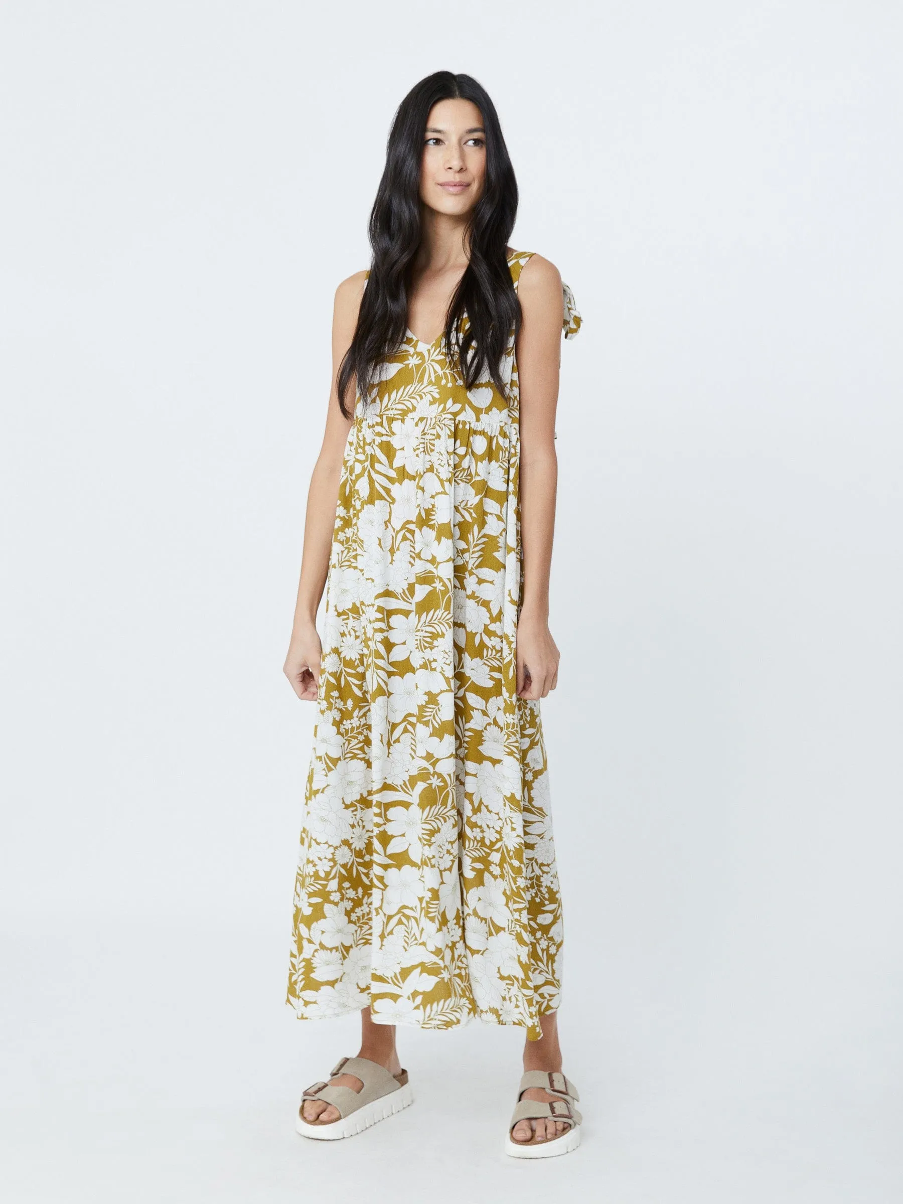 Mabel Shoulder Tie Maxi Dress sold by Plenty product image thumbnail 5