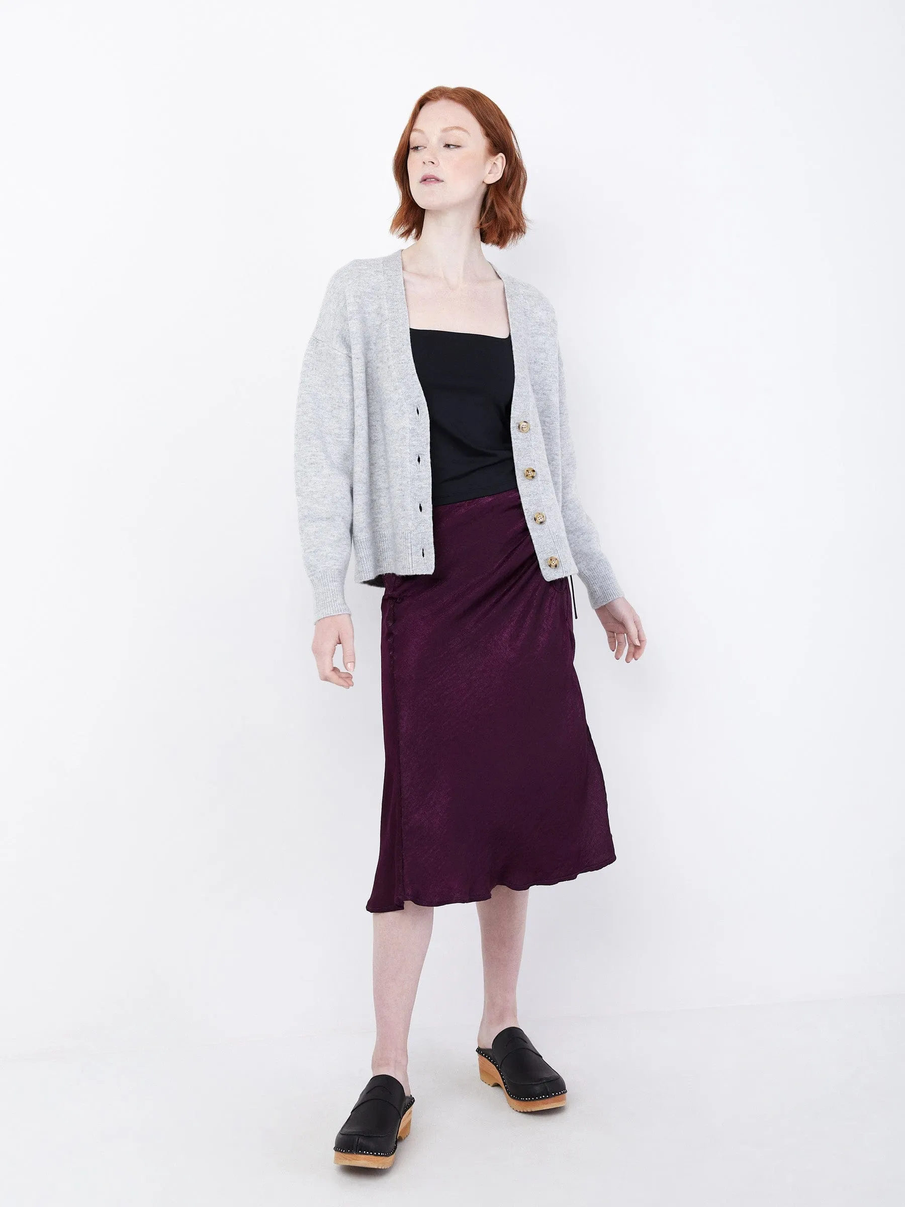 Satin Maribel Bias Skirt sold by Plenty product image thumbnail 2