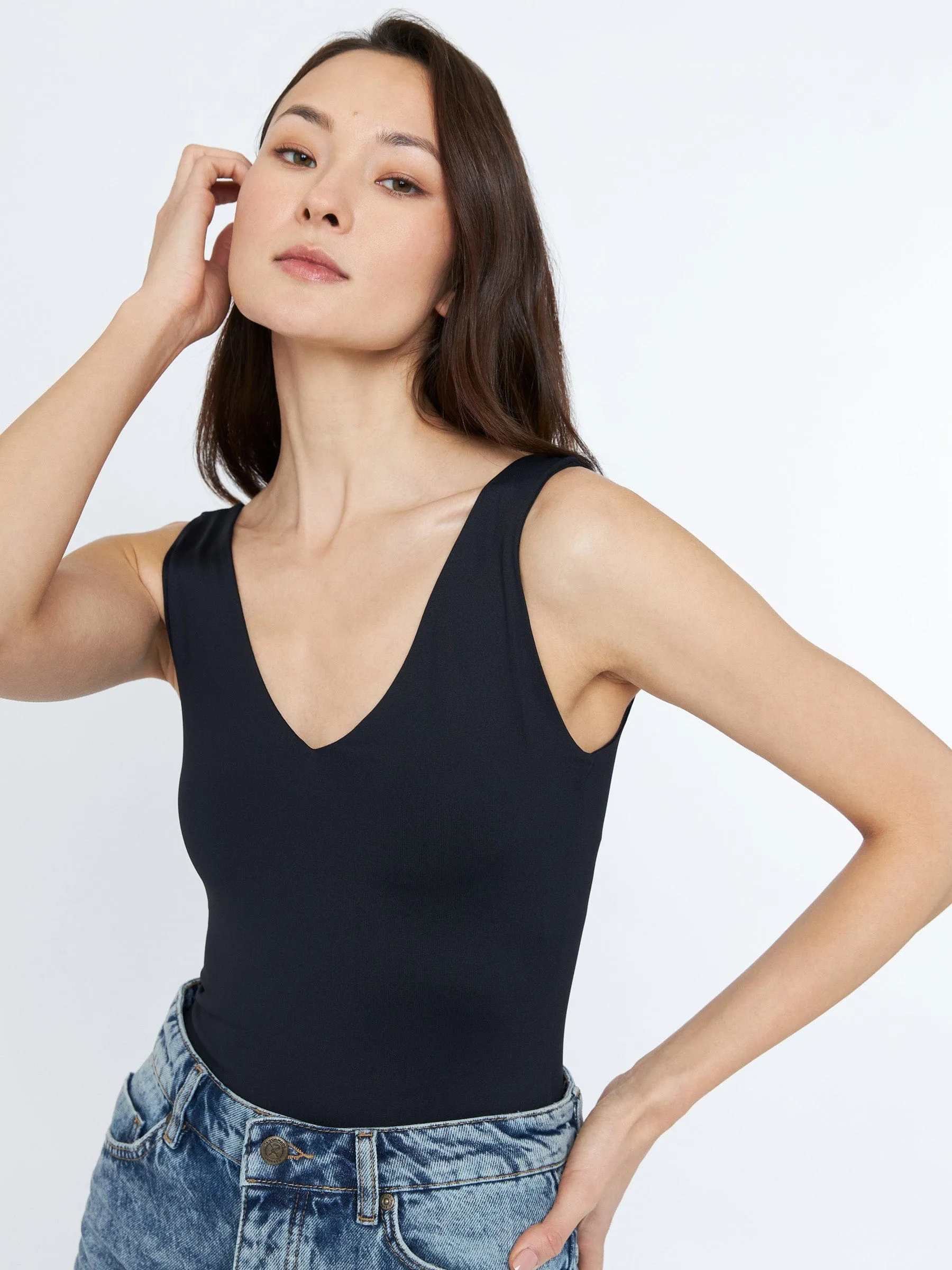 Valentina V Neck Bodysuit sold by Plenty product image thumbnail 2