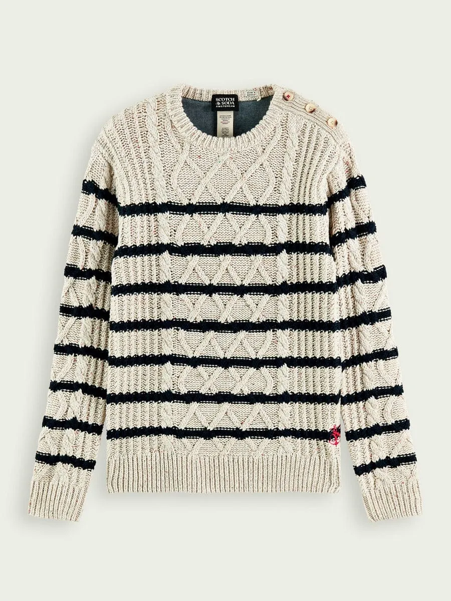 Speckle Cable Knit Sweater sold by Plenty product image thumbnail 5