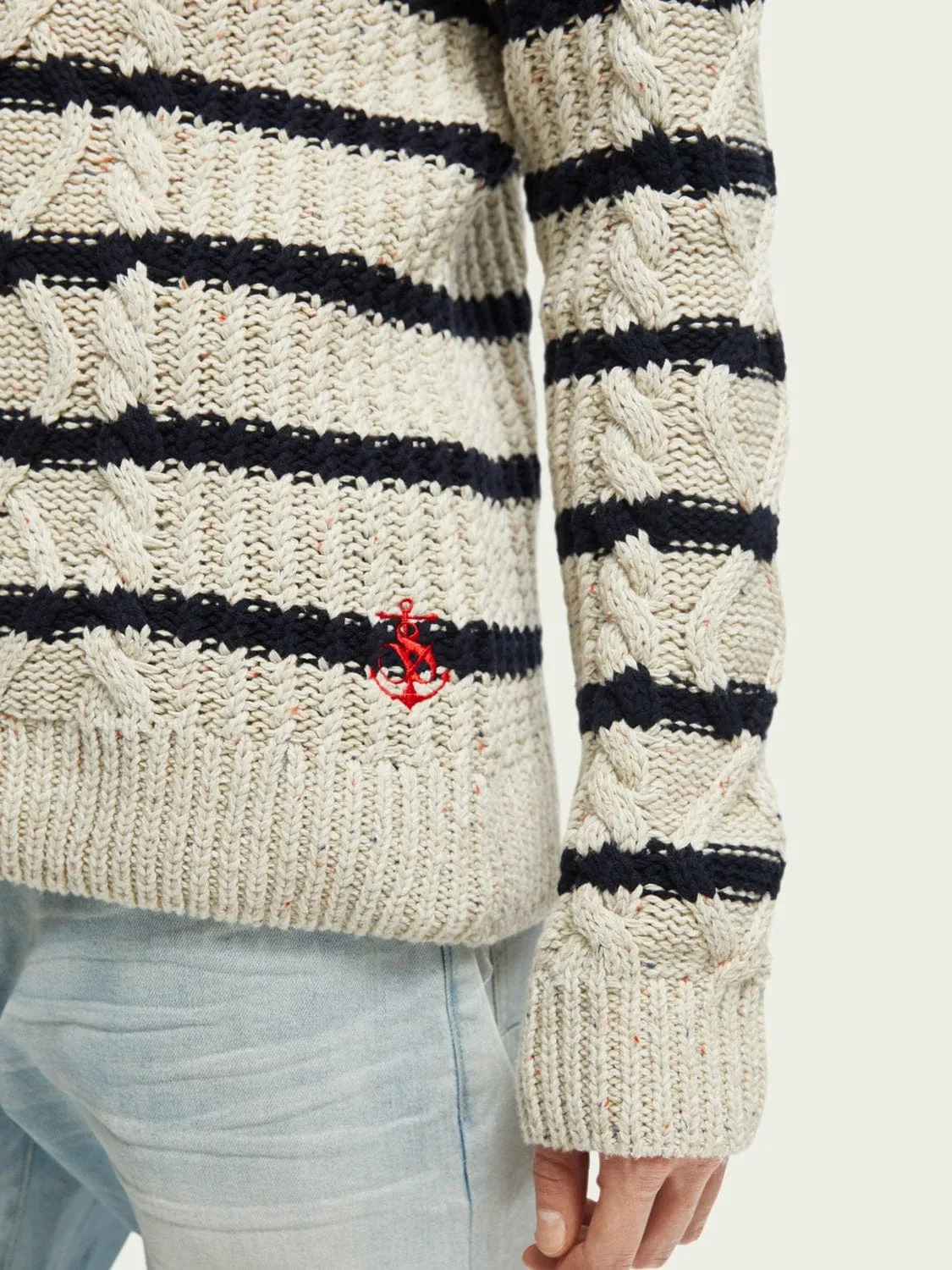 Speckle Cable Knit Sweater sold by Plenty product image thumbnail 3