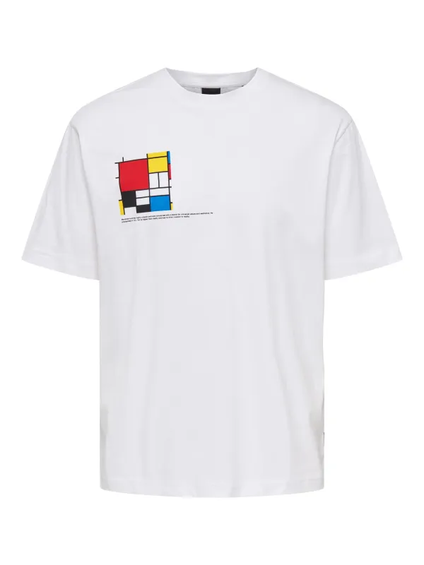 Mondrian Tee made by ONLY & SONS