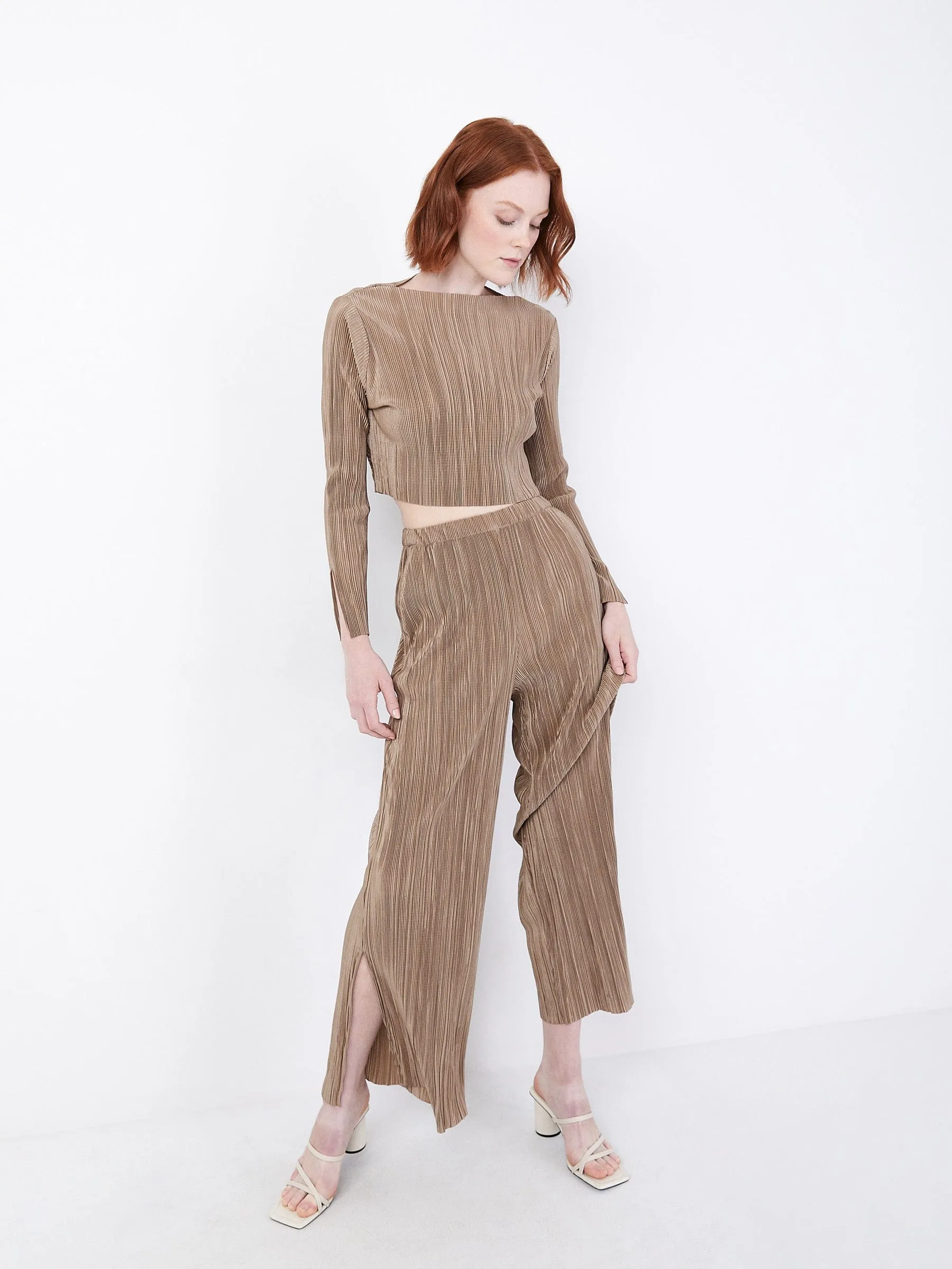 Satin Ambre Wide Pants sold by Plenty product image thumbnail 3