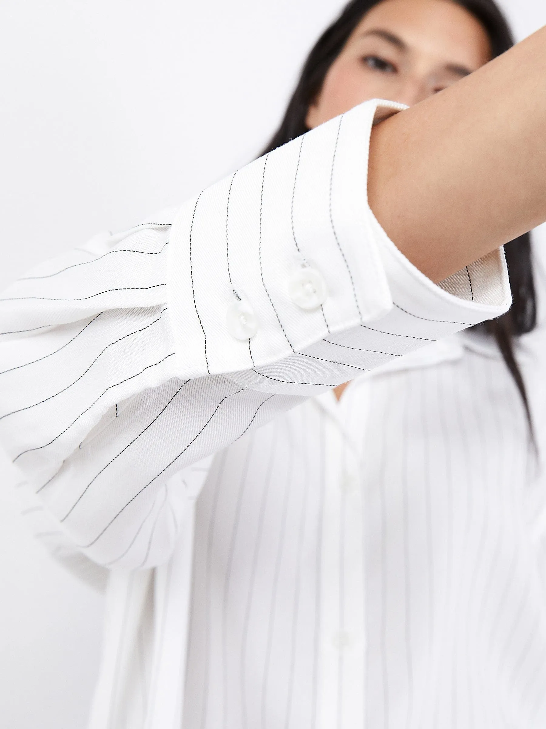 Montel Stripe Oversized Shirt sold by Plenty product image thumbnail 2