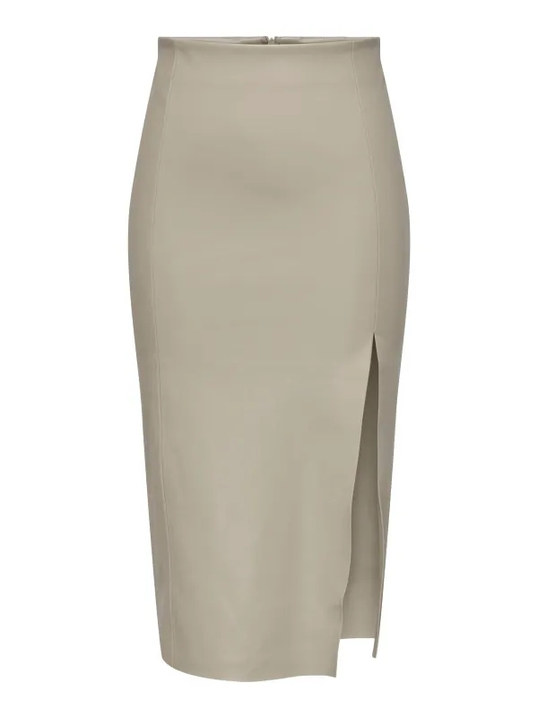 Hanna Faux Leather Skirt sold by Plenty