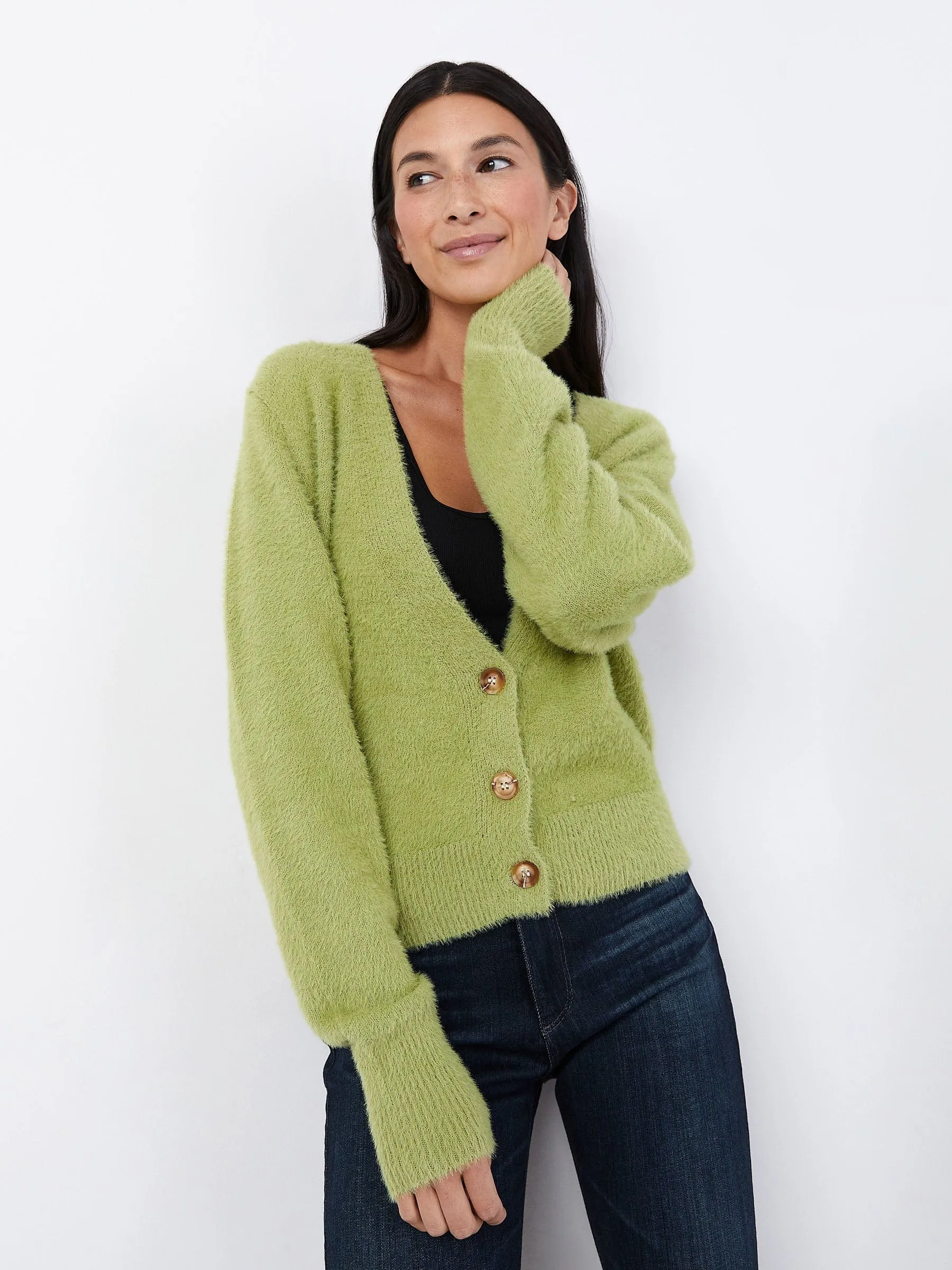 Alicia Fluffy Cardi sold by Plenty