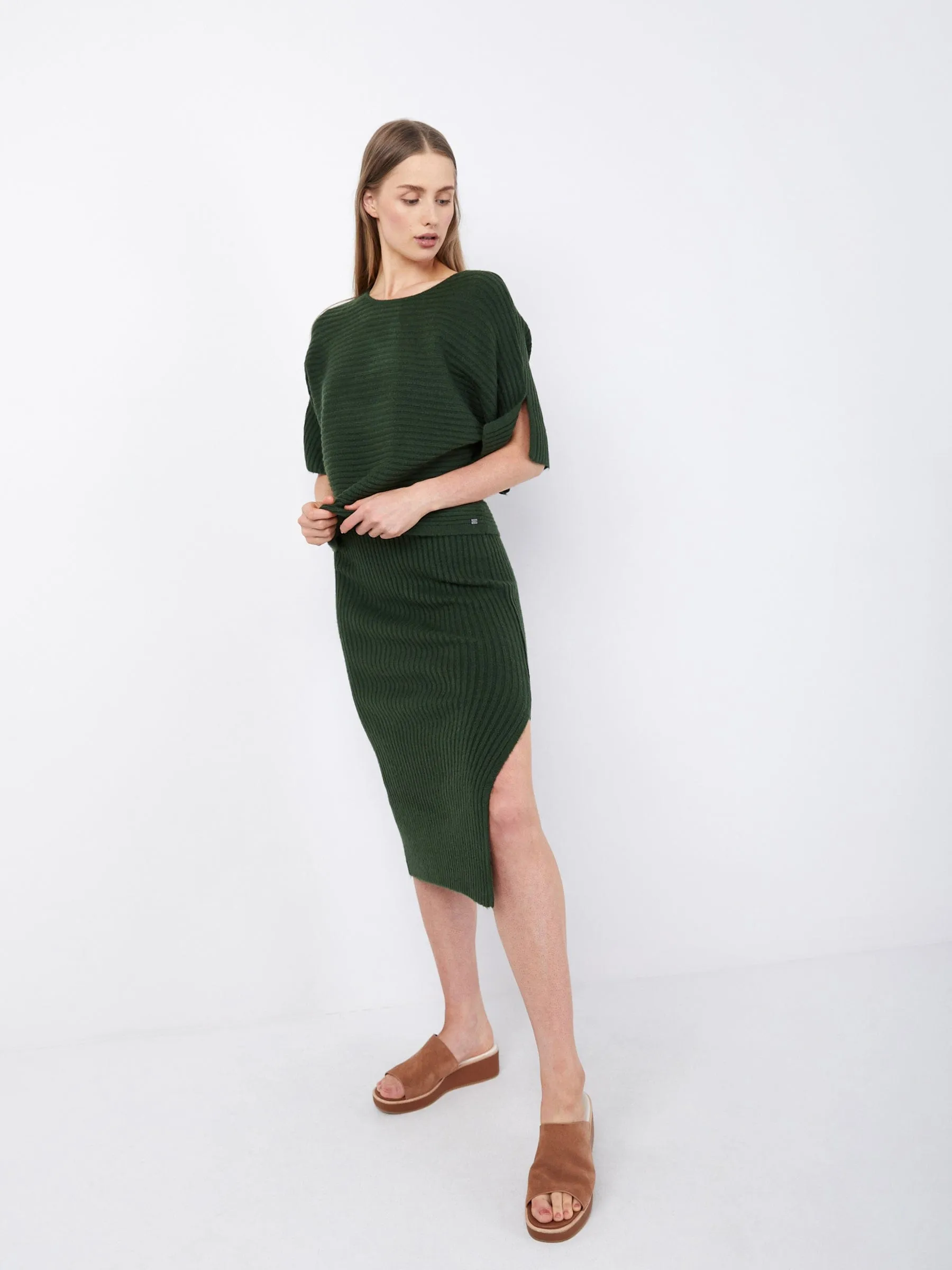 Ribbed Knit Amara Skirt sold by Plenty product image thumbnail 3