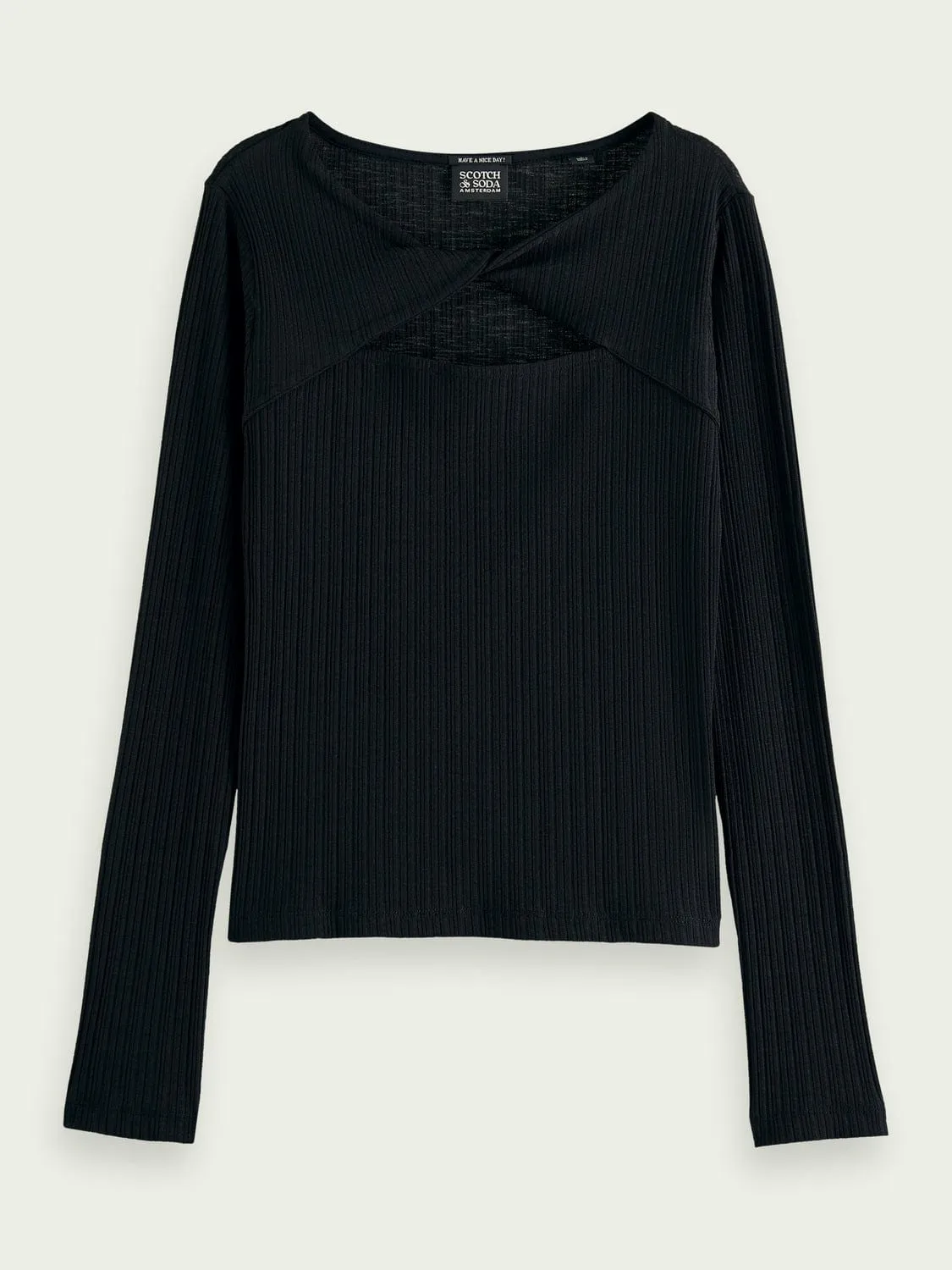 Twist Neck Slim-Fit Top sold by Plenty product image thumbnail 3