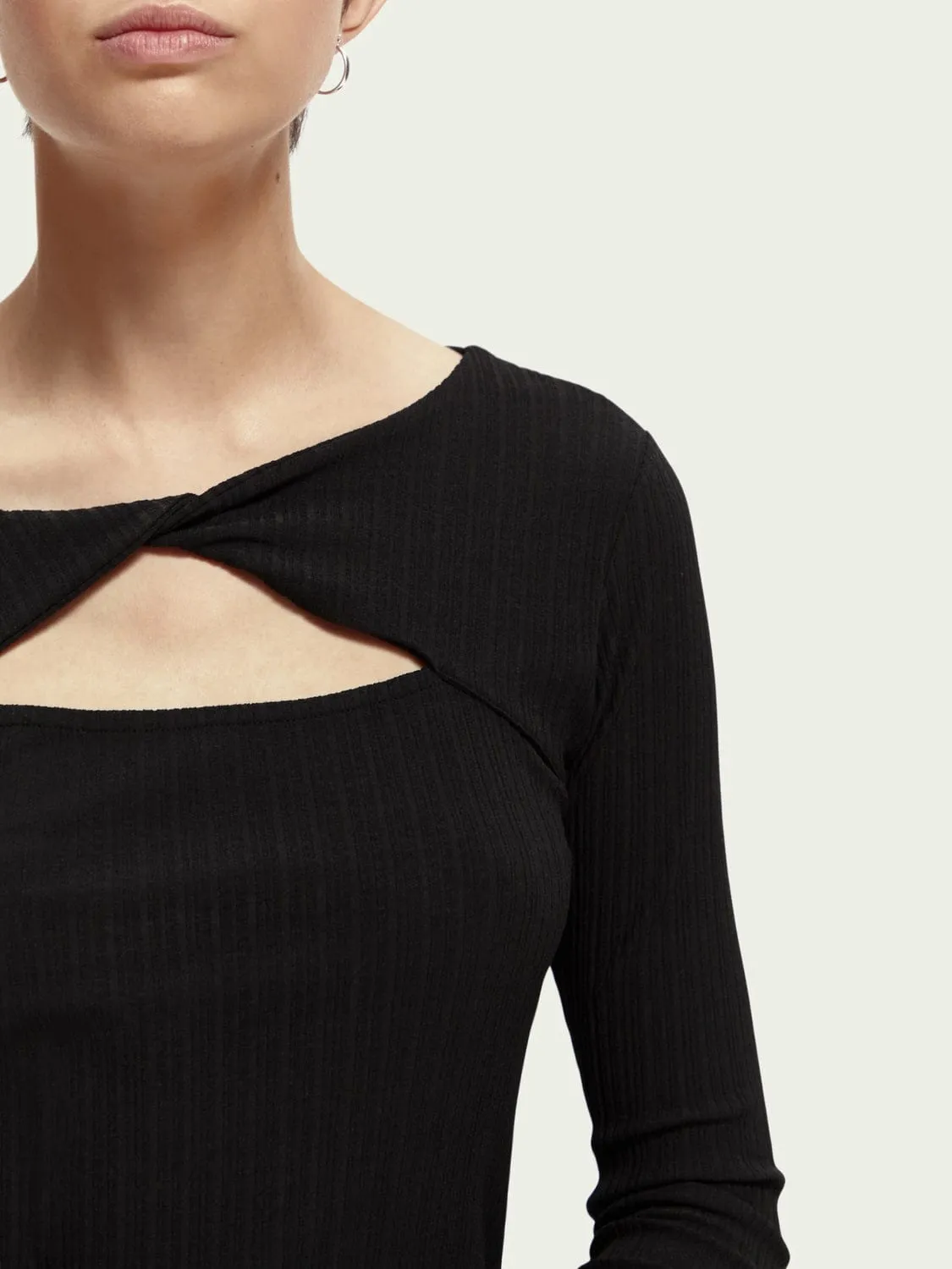 Twist Neck Slim-Fit Top sold by Plenty product image thumbnail 2