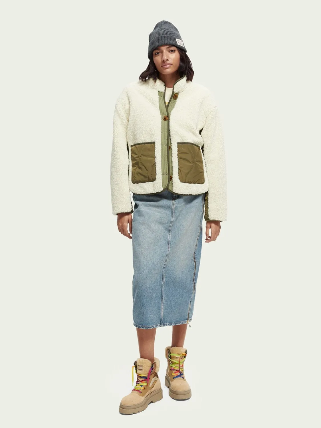 Denim Pencil Skirt sold by Plenty