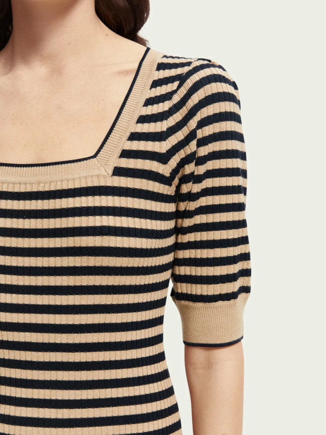 Short Sleeved Rib Knit Dress sold by Plenty product image thumbnail 4
