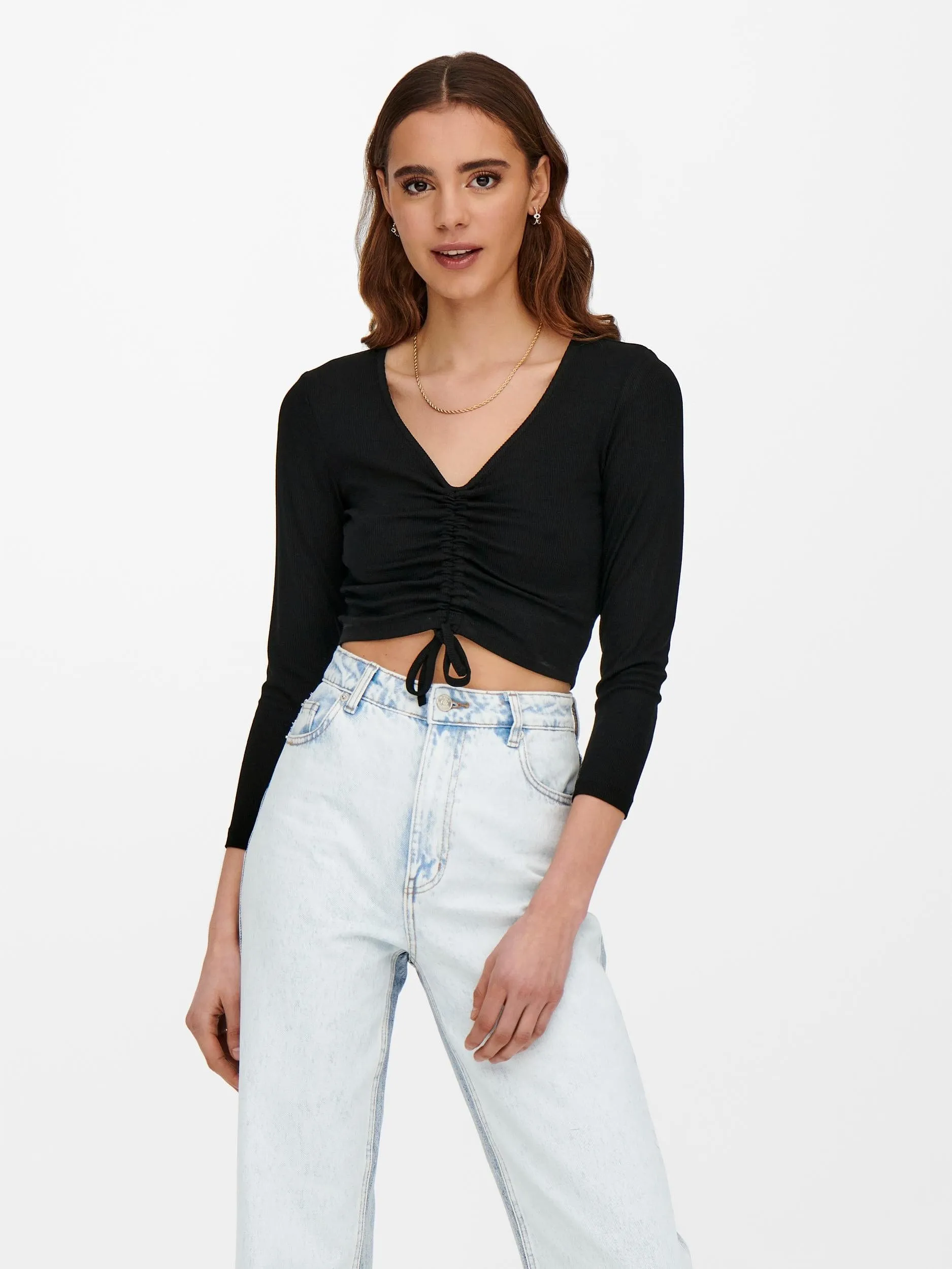 Penelop Ruching Top sold by Plenty