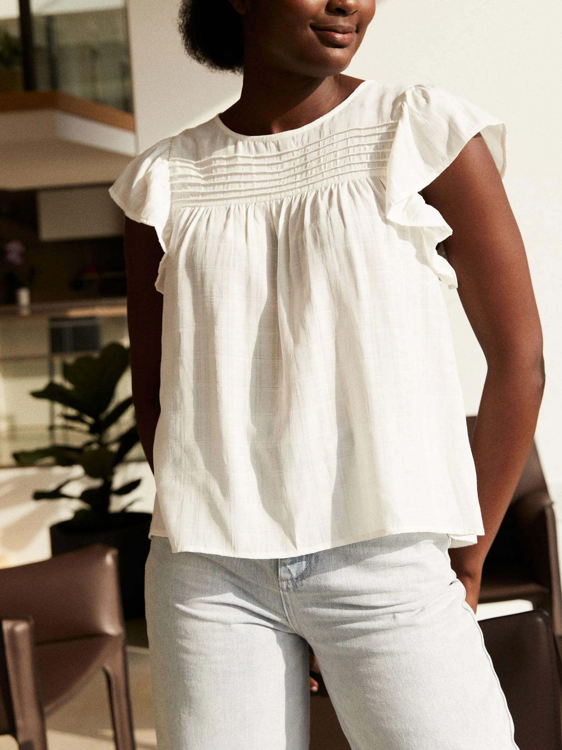 Mist Ruffle Blouse sold by Plenty product image thumbnail 5