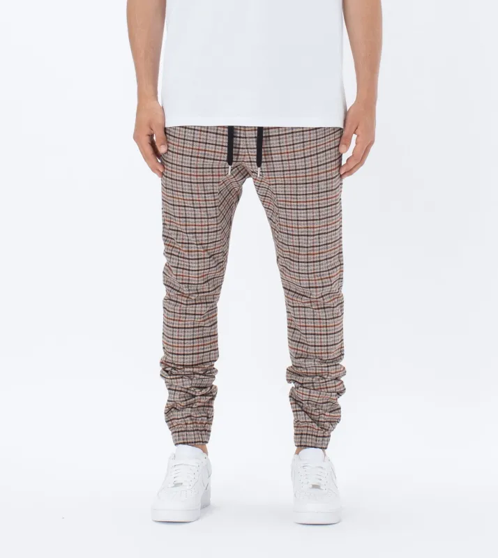 Plaid Sureshot Jogger sold by Plenty