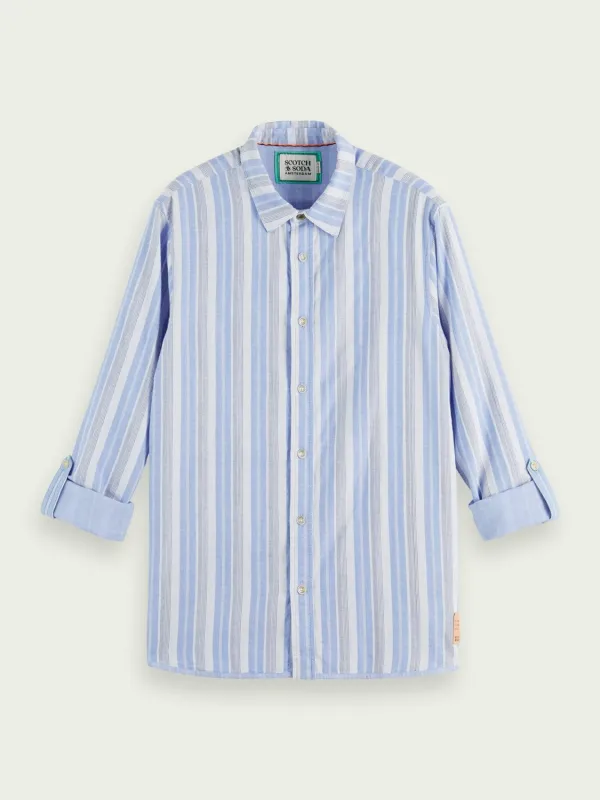 Regular Fit Bonded Long Sleeve Shirt made by Scotch & Soda