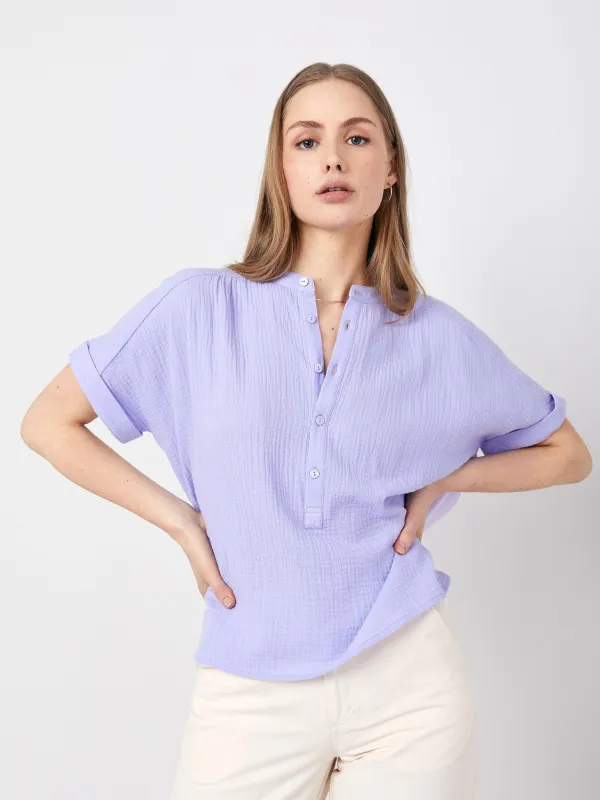 Yuki Open Blouse sold by Plenty